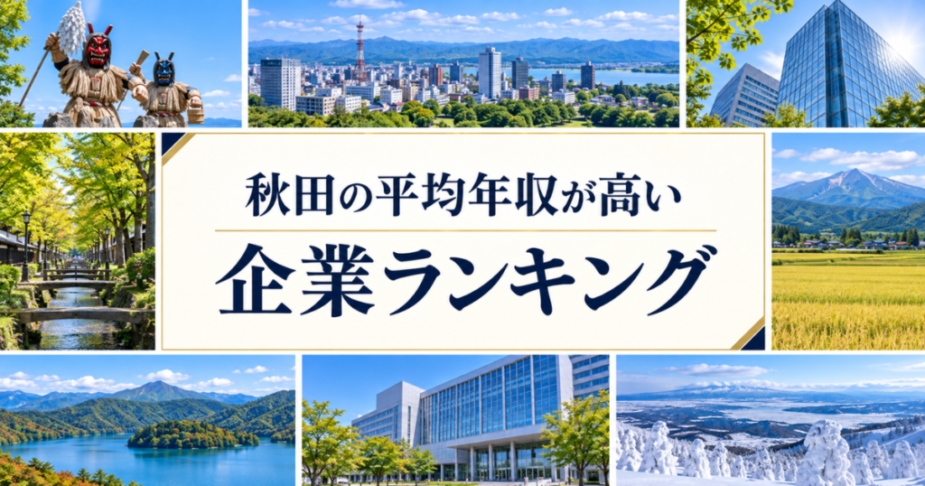 秋田県 平均年収ランキング