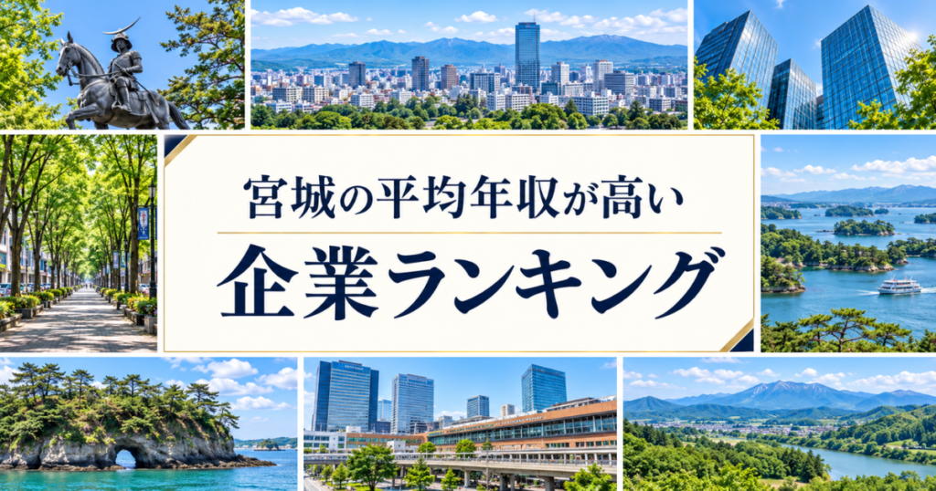 宮城県 平均年収ランキング